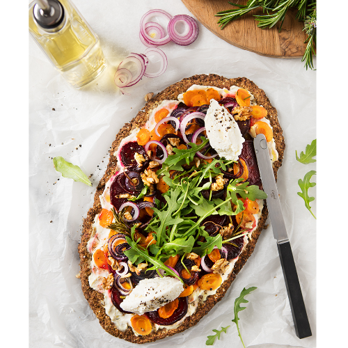 Flatbread rustique aux légumes d’hiver