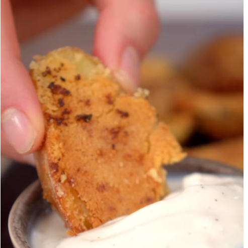 Pommes de Terre gratinées façon parmesan (Végan)
