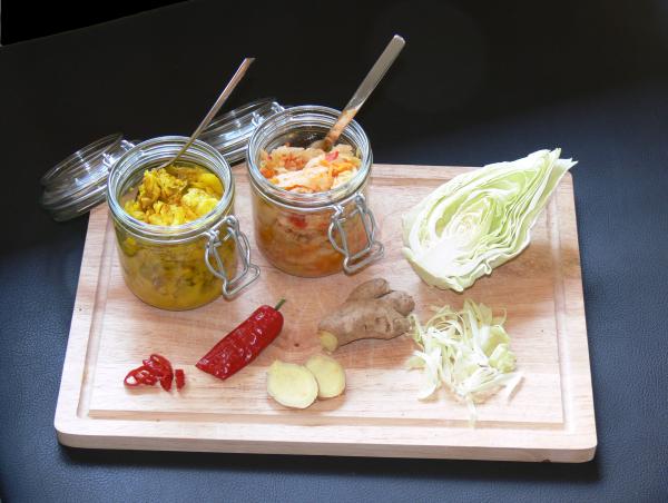 Recettes de kimchi et de légumes