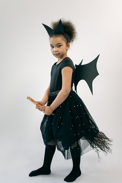 Déguisement de momie pour petite fille pour fête d'halloween