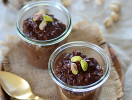 Riz au lait végétal au chocolat